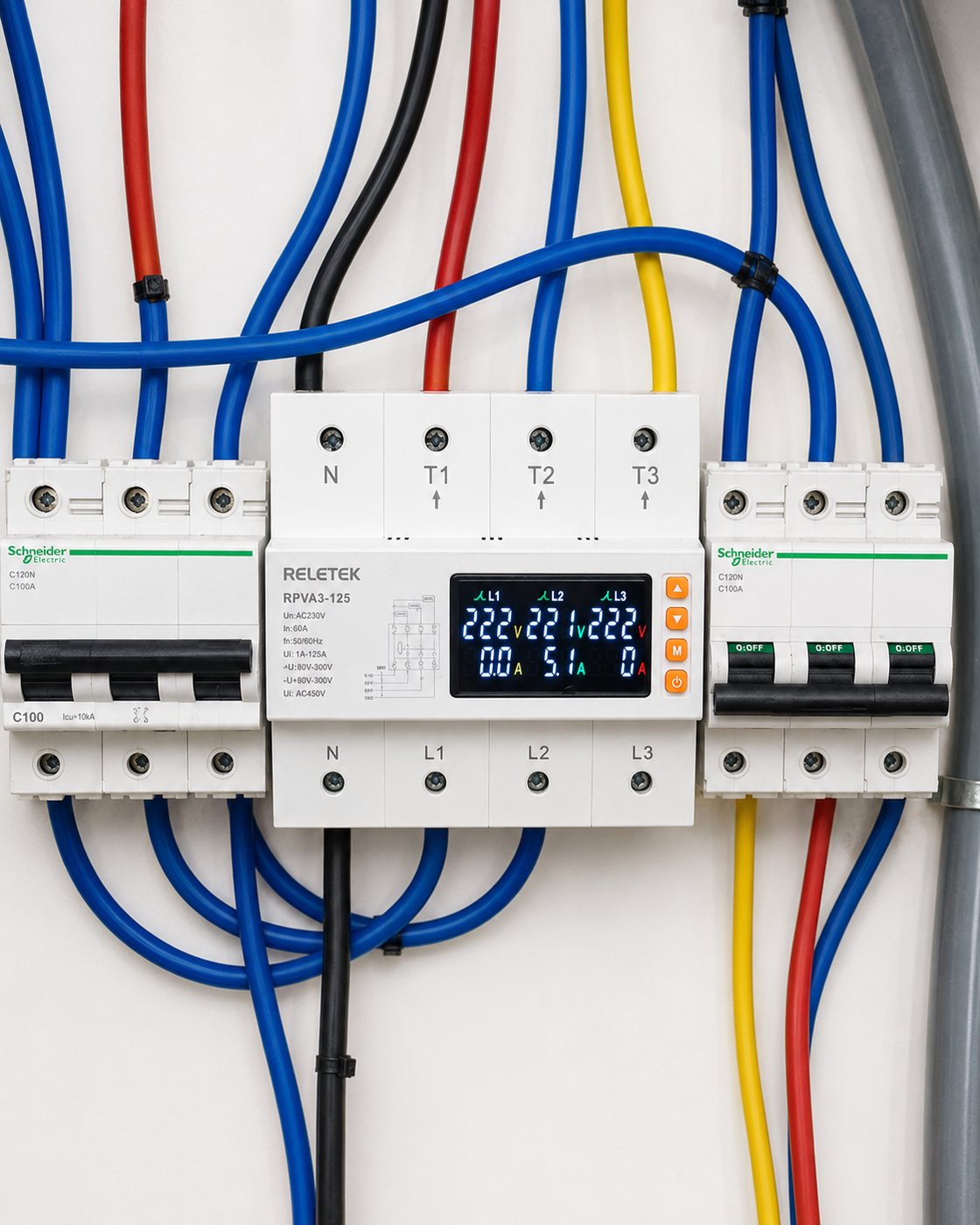 Smart power monitoring and control panel
